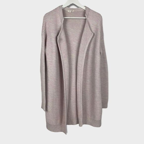 Gap Open Front Lapel Cardi in Marled Pink size XS - Picture 3 of 9